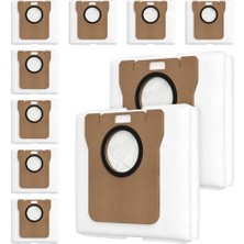 Aesco Xiaomi X10+ / X20+, X20 Pro/max Için 10 Adet Toz Torbası, Dreame L20/L10S/L10/L10S PRO/L50 Pro Ultra, L20 ULTRA/X40/X50 Ultra Complete Elektrikli Süpürge, S10, S10 Pro, S20, S20 Pro, 3 Için L L Büyük