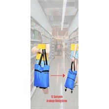 Orvessa Pratik Katlanabilir Tekerlekli Pazar Arabası, Taşıma Kolaylığı Sunar