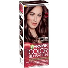 Aesco Garnier Çarpıcı Renkler Yoğun Kalıcı Saç Boyası No 4.15 Buzlu Kestane