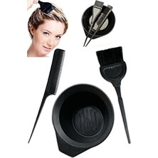 Aesco İP-123 Evde Bakım 3 Lü Saç Boyama Seti Boya Fırçası + Krepe Tarak 1650