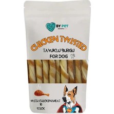 Aesco Tavuk Sargılı Burgu Köpek Ödül Sı, Köpek Ödül Kemiği, Chicken Twisted, 10 Sticks