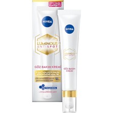 Aesco Nıvea LUMINOUS630 Koyu Halka Karşıtı Göz Bakım Kremi 15 Ml, Nemlendirici,kafein,thiamidol,hyaluronik Asit