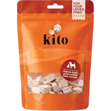 Aesco Kito Freeze Dried Tavuk Göğüs Kedi ve Köpek Ödül SI%100 Doğal, Glutensiz 30 Gr(Cat&dog Treat)