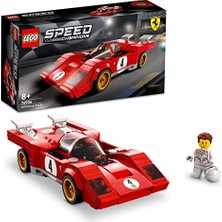 Aesco Lego® Speed Champions 1970 Ferrari 512 M 76906-8 Yaş ve Üzeri Çocuklar Için Harika Bir Yarış Arabası Modeli Yapım Seti (291 Parça)