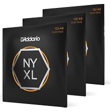 Aesco NYXL1046-3P Elektro Gitar Tel Seti, 3 Lü Regular Light