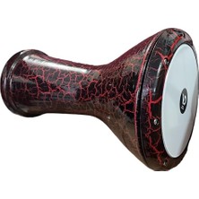 Aesco Vd® Darbuka/doumbek Döküm Alüminyum - Tuning Lugs & Rmvble Head (8 ½ Inç) (Çatlak Lav)