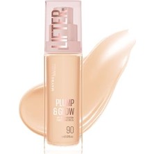 Aesco Maybelline New York Lifter Niasinamid ve Hyalüronik Asit Içeren Aydınlatan Fondöten - 90