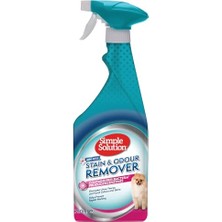 Aesco Simple Solution Kediler ve Köpekler Için Leke ve Koku Giderici Ev ve Araç Içi Kullanımında Halı Döşeme Kumaş Lekelerinde Etkili Bahar Esintisi 750 ml
