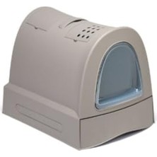 Aesco Imac Zuma Çekmeceli Kapalı Kedi Tuvaleti Gri 40X56X42.5CM
