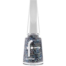 Aesco Glitter Yarı Transparan & Parlak Bitişli Simli Oje