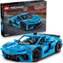 Aesco 42217 Lego® Technic Chevrolet Corvette Stingray Mavi