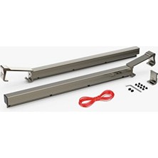 Orvessa 80X30 Bronz Renk Balkon Askılık, Güçlü ve Estetik Tasarım Çamaşır Kurutmalık