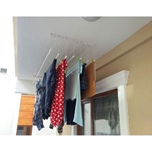 Orvessa Alüminyum Asansörlü Çamaşır Kurutma Askısı - 7 Çubuklu ve Pratik Kullanım