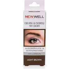 Aesco New Well Kaş ve Kirpik Boyası - Açık Kahverengi (65 G)