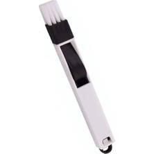 Aesco Kyrotech Çok Işlevli Pencere Rayı ve Klavye Temizleme Fırçası – Toz Küreği ile 2'si 1 Arada Mini Temizlik Seti, Oluk, Köşe, Bilgisayar, Pencere Rayı, Klavye Arası Temizliği Için Pratik Fırça Siyah
