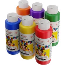 Aesco Ara Renkler Parmak Boyası 6'lı Set 6X120ML