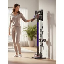Aesco Dyson Philips Bosch Samsung Uyumlu Süpürge Standı -Denge Kilit Sistemli-