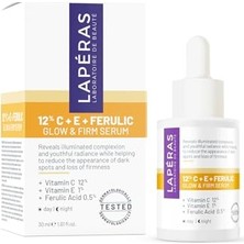 Aesco Vitamin C Serum%12 Aydınlatıcı Leke Karşıtı Cilt Tonu Eşitleyici Hyaluronik Asitli Ferulik Asitli