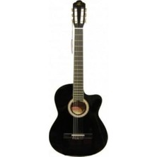 Aesco Lc 3900 Cbk Cutaway Siyah Klasik Gitar