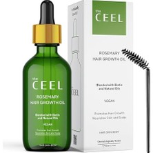 Aesco The Ceel Biberiye Saç Yağı Complexi 50 ml - Biotin, Hint Yağı ve Vitamin E Içeren Bitkisel Bakım Yağı, Saç Derisi, Kaş ve Kirpik Için Besleyici ve Parlaklık Destekleyici