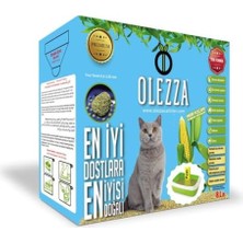 Aesco Olezza Mısır Koçanı Kedi Kumu 8 Lt | Topaklanan Formül, Ince Taneli 0.6-2.25 Mm, Tuvalete Dökülebilir, Doğal Içerik, Yeni Formül