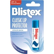 Aesco Blistex Classic Lip Protector Nemlendirici ve Koruyucu Dudak Bakım Kremi Spf 10