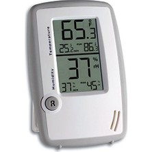 Aesco 30.5015 Dijital Min-Max Thermo-Higrometre, Siyah