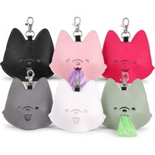 Aesco Kedi Köpek Dışkı Poşeti Taşıma Çantası Asorti Renk - Evcil Hayvan Tuvalet Poşeti Kutusu - Karabinalı Asma Aparatlı Poop Bag Tutucu - Gezdirme, Seyahat ve Günlük Kullanım Aksesuarı (Herhangi Bir Renk)