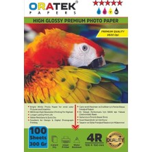 Aesco Canon Pixma G2420 Evertday Premium Parlak 10X15CM Fotoğraf Kağıdı 300 GR100 Adet, Beyaz
