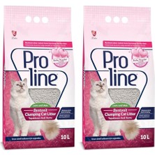 Aesco Renkli ve Kokulu Bentonit Kedi Kumu, 10 L (2 Paketi)