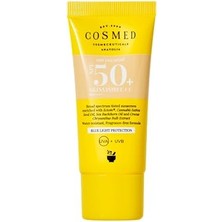 Aesco Cosmed Tüm Cilt Tipleri Için Renkli Suya Dayanıklı SPF50+ Güneş Kremi - Skinvisible cc SPF50+ - 30 ml