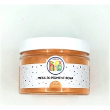 Aesco Hobiflex Epoksi Reçine Metalik Sedefli Pigment Toz Boya Turuncu Renk 50 gr