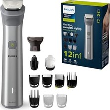 Aesco Philips Series 5000 - Hepsi Bir Arada Çim Biçme Makinesi, 12'si 1 Arada Çok Stil Yüz, Baş ve Vücut Için Tek Takım ve 14 Kesme Yüksekliği (0,5-16 Mm) (MG5950/15)