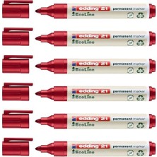Aesco Eddıng Ecoline Red 1,5-3 Mm, 6'lı Set Kalıcı Markör 21