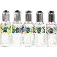 Aesco Silindir Cam Şişe Kolonya 5 Li Set (5 x 16 Ml)