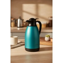Aesco Bernardo Grandio Çelik Termos Turkuaz 2 Litre