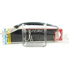 Aesco Yo-Zuri Crystal Nnow Deep Diver Floating Sahte Balığı Hsiw 90 mm