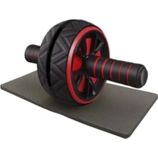 Aesco Delta Ab Wheel Karın Egzersiz ve Fitness Tekerleği Siyah-Kırmızı TGK744