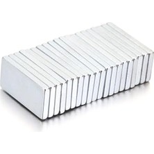 Aesco Dünya Magnet 10 Adet 20MM x 10MM x 2mm Köşeli Güçlü Neodyum Mıknatıs