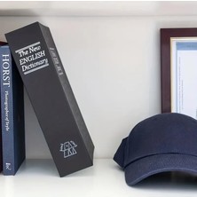 Aesco Kitap Sözlük Görünümlü 18CM Kasa Kitap Para Gizli Güvenli Kilitli Para Kasası