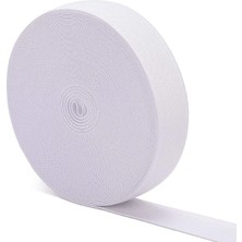 Aesco Dikiş Için Lastik Bantlar: Kemerler, Peruk Bantları, Kendin Yap Dikiş Malzemeleri Için Ideal Lastik Kordon, Tüm Dikiş Malzemeleri Için Uygun- 4 cm 25 Metre (Beyaz)