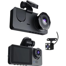 Aesco 3 Kameralı /1080P Ultra Kaliteli/wifi Özellikli/g-Sensör/gece Görüş/araç Içi Araç Kamerası