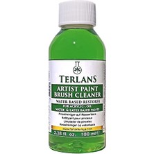 Aesco Terlans Sanatsal Boya ve Fırça Temizleyici 100 ml - Yağlı ve Akrilik Boya Temizleyici - Artist Brush Cleaner