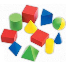 Aesco Geometrik Cisimler 12 Çeşit RGC12 04.07.SA11.0013