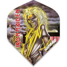 Aesco Rock Legends Iron Maiden Killers Rhino Ekstra Kalın T Kanatları - Paket Başına 1 Set (Toplam 3 Uçuş)