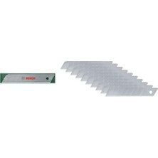 Aesco Bosch Kırma Bıçağı 18 Mm, 10 Adet (Maket Bıçağı/maket Bıçağı Için Yedek Bıçaklar; Yüksek Kaliteli Sk5 Çelik; Bıçak Boyutu 18 Mm; 7 Kırma Parça; Saklama Kutusu)
