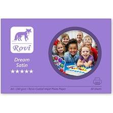 Aesco Dream Satin Fotoğraf Kağıdı 240GSM 50YP A4