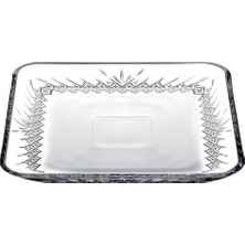 Aesco Paşabahçe Tımeless Tatlı Tabağı 150X150 mm Damla Logo 2 Ofset Hediyelik Kutu 12 Paşabahce