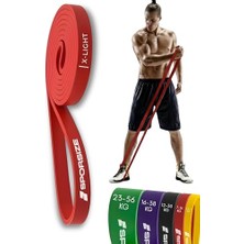 Aesco Sporsize Fesyonel Direnç Bandı Tekli Güçlü Lateks Loop Band, Fitness, Crossfit, Pilates ve Ev Egzersizleri Için
