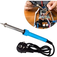 Aesco Buffer® 40W Plastik Saplı Havya Kalemi Döner Başlıklı Lehim Kalemi Elektrikli Lehim Kalemi Ayarlanabilir Lehim Cihazı Sıcaklık Ayarlı Lehim Aleti